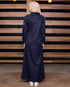 Violet Hue Contrast Stitch Jilbab